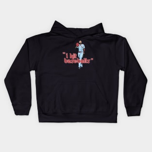 nick castellanos i hit baseball Kids Hoodie